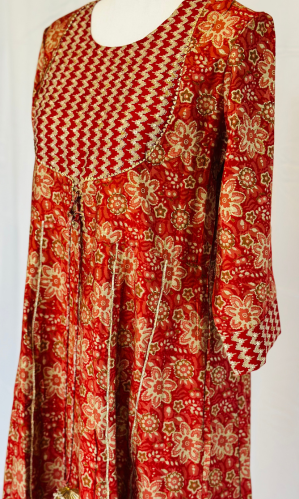 RED ANARKALI SET